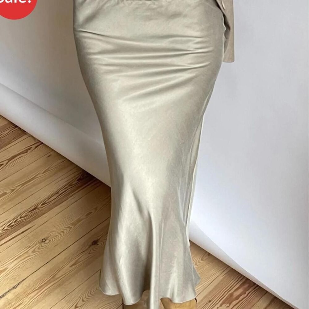 NWT Djerf Avenue “Dream Skirt” Satin Maxi | Slip Skirt | Size S